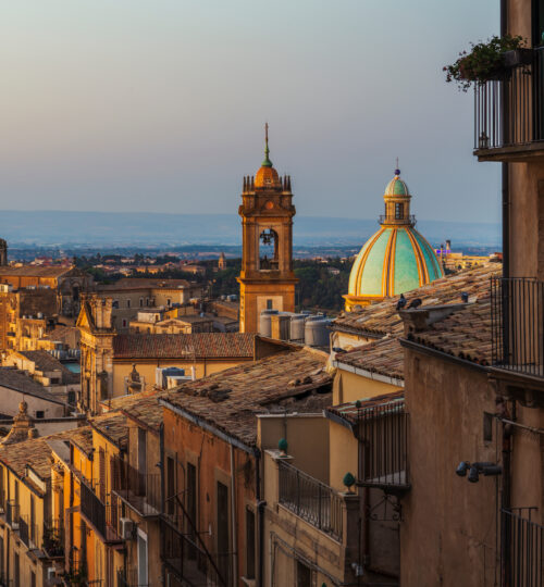 Sicilian village in Sicily